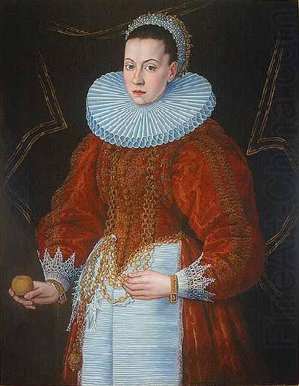 Portrait of a Gdansk female patrician., unknow artist